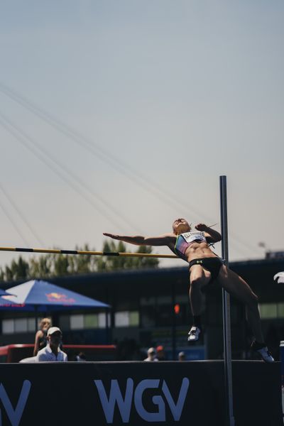 Marijke Esselink (NED/Niederlande) im Hochsprung am 17.06.2023 beim Stadtwerke Ratingen Mehrkampf-Meeting im Stadion am Stadionring in Ratingen