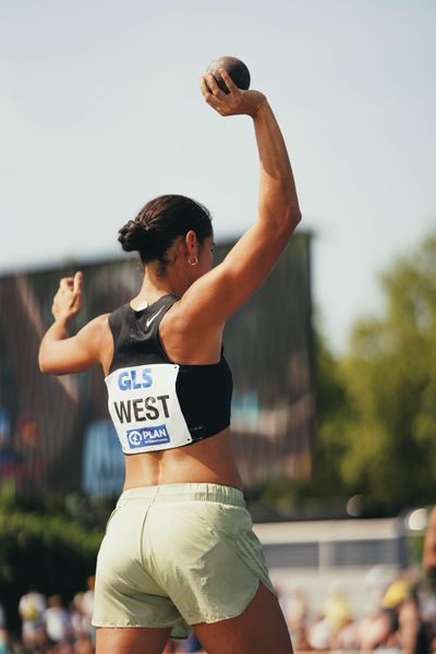 Tori West (AUS/Australien) am 17.06.2023 beim Stadtwerke Ratingen Mehrkampf-Meeting im Stadion am Stadionring in Ratingen