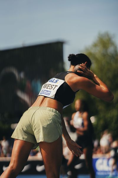 Tori West (AUS/Australien) am 17.06.2023 beim Stadtwerke Ratingen Mehrkampf-Meeting im Stadion am Stadionring in Ratingen