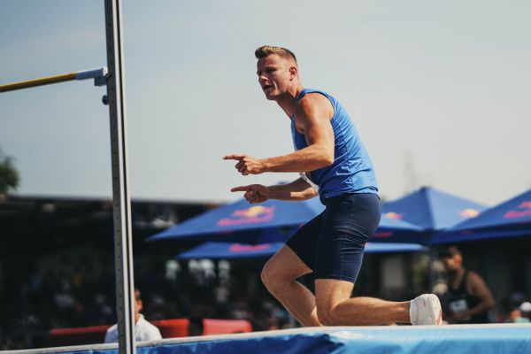 Nico Beckers (GER/LAV Bayer Uerd./Dormagen) im Hochsprung am 17.06.2023 beim Stadtwerke Ratingen Mehrkampf-Meeting im Stadion am Stadionring in Ratingen