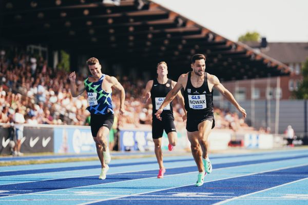 Tim Nowak (GER/SSV Ulm 1846) ueber 400m am 17.06.2023 beim Stadtwerke Ratingen Mehrkampf-Meeting im Stadion am Stadionring in Ratingen