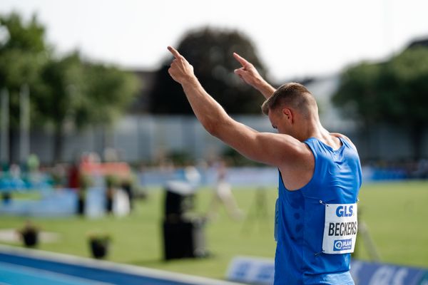 Nico Beckers (GER/LAV Bayer Uerd./Dormagen) am 17.06.2023 beim Stadtwerke Ratingen Mehrkampf-Meeting im Stadion am Stadionring in Ratingen