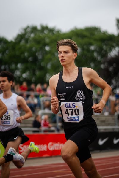 Rodion Beimler (SC DHfK Leipzig e.V.) am 01.07.2023 waehrend den deutschen U23 Leichtathletik-Meisterschaften im Jahnstadion in Göttingen