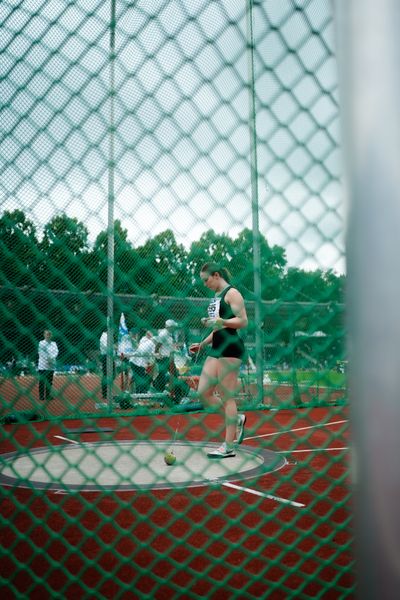 Aileen Kuhn (LAZ Ludwigsburg) am 01.07.2023 waehrend den deutschen U23 Leichtathletik-Meisterschaften im Jahnstadion in Göttingen