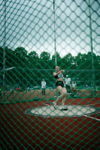 Aileen Kuhn (LAZ Ludwigsburg) am 01.07.2023 waehrend den deutschen U23 Leichtathletik-Meisterschaften im Jahnstadion in Göttingen