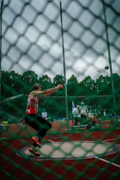 Lara Hundertmark (Einbecker SV) am 01.07.2023 waehrend den deutschen U23 Leichtathletik-Meisterschaften im Jahnstadion in Göttingen