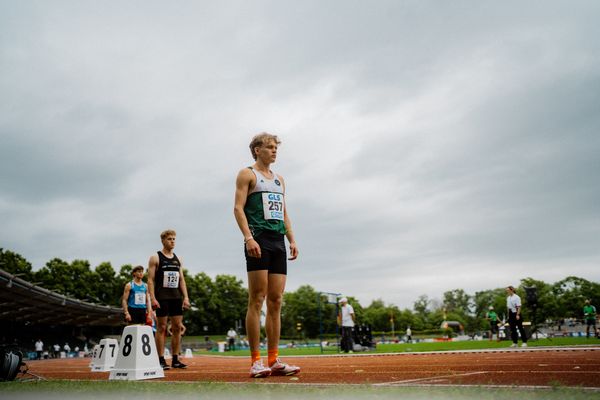 Philip Jensen e Castro (TSG Bergedorf) am 01.07.2023 waehrend den deutschen U23 Leichtathletik-Meisterschaften im Jahnstadion in Göttingen