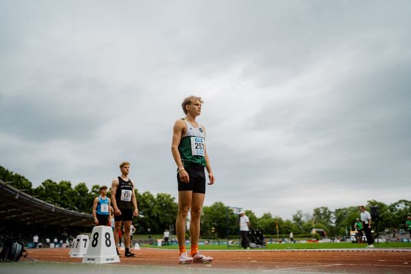 Philip Jensen e Castro (TSG Bergedorf) am 01.07.2023 waehrend den deutschen U23 Leichtathletik-Meisterschaften im Jahnstadion in Göttingen