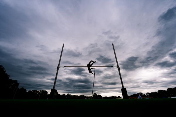 Stabhochsprung am 01.07.2023 waehrend den deutschen U23 Leichtathletik-Meisterschaften im Jahnstadion in Göttingen