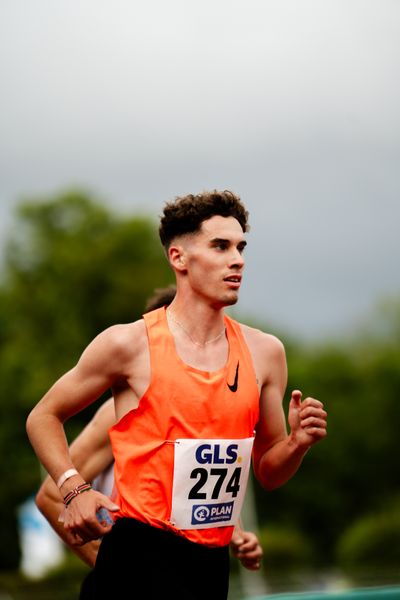 Felix Ebel (Emder Laufgemeinschaft) am 01.07.2023 waehrend den deutschen U23 Leichtathletik-Meisterschaften im Jahnstadion in Göttingen