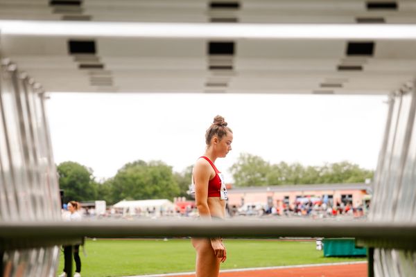 Smilla Kolbe (VfL Eintracht Hannover) am 02.07.2023 waehrend den deutschen U23 Leichtathletik-Meisterschaften im Jahnstadion in Göttingen