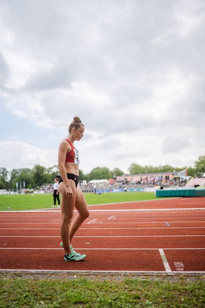 Smilla Kolbe (VfL Eintracht Hannover) am 02.07.2023 waehrend den deutschen U23 Leichtathletik-Meisterschaften im Jahnstadion in Göttingen