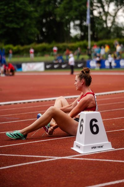 Smilla Kolbe (VfL Eintracht Hannover) am 02.07.2023 waehrend den deutschen U23 Leichtathletik-Meisterschaften im Jahnstadion in Göttingen