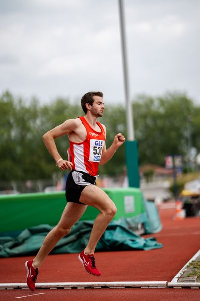 Marco Sietmann (LG Brillux Muenster) am 02.07.2023 waehrend den deutschen U23 Leichtathletik-Meisterschaften im Jahnstadion in Göttingen