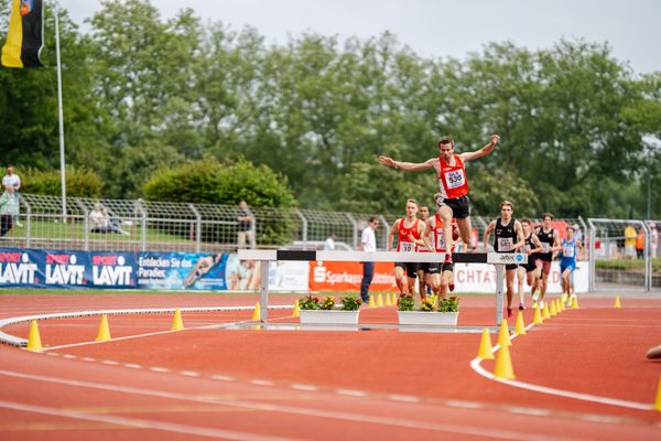 Marco Sietmann (LG Brillux Muenster) am 02.07.2023 waehrend den deutschen U23 Leichtathletik-Meisterschaften im Jahnstadion in Göttingen