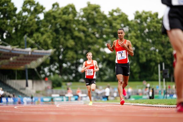 Florian Zittel (LG Region Karlsruhe) am 02.07.2023 waehrend den deutschen U23 Leichtathletik-Meisterschaften im Jahnstadion in Göttingen