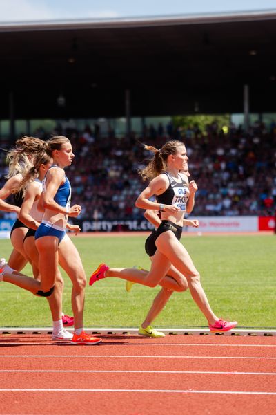 Katharina Trost (LG Stadtwerke Muenchen) während der 113. Deutschen Leichtathletik-Meisterschaften am 08.07.2023 im Auestadion in Kassel