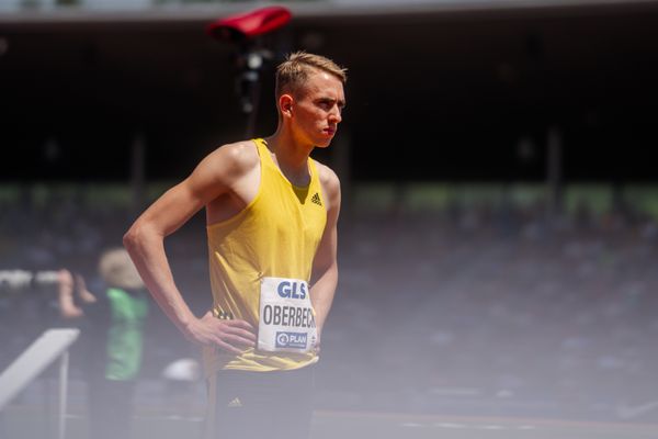 Luis Oberbeck (LG Goettingen) während der 113. Deutschen Leichtathletik-Meisterschaften am 08.07.2023 im Auestadion in Kassel