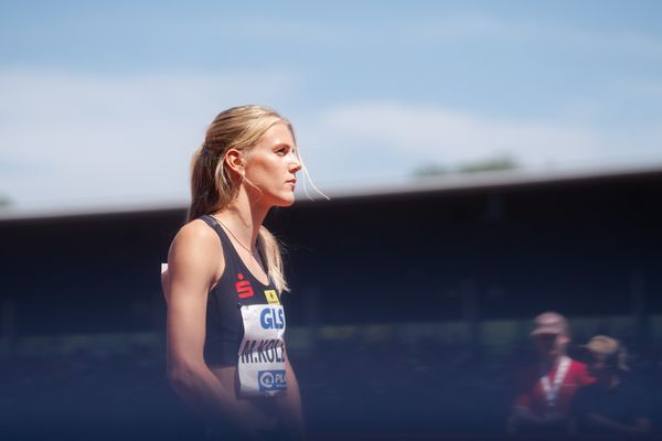 Majtie Kolberg (LG Kreis Ahrweiler) während der 113. Deutschen Leichtathletik-Meisterschaften am 08.07.2023 im Auestadion in Kassel