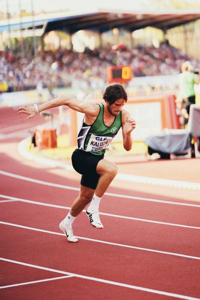 Niclas Jan Kaluza (Eintracht Hildesheim) während der 113. Deutschen Leichtathletik-Meisterschaften am 08.07.2023 im Auestadion in Kassel