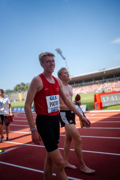 Jonas Patri (TSV Bayer 04 Leverkusen) während der 113. Deutschen Leichtathletik-Meisterschaften am 08.07.2023 im Auestadion in Kassel