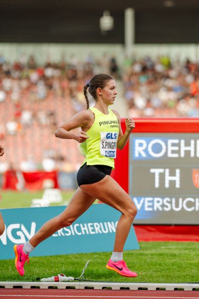 Svenja Pingpank (Hannover Athletics) während der 113. Deutschen Leichtathletik-Meisterschaften am 08.07.2023 im Auestadion in Kassel