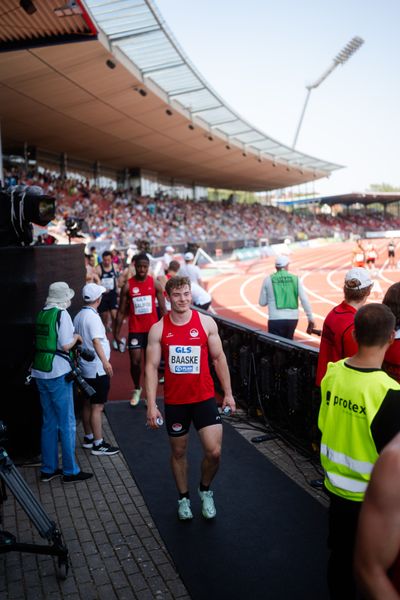 Armin Baaske (VfL Eintracht Hannover) während der 113. Deutschen Leichtathletik-Meisterschaften am 09.07.2023 im Auestadion in Kassel