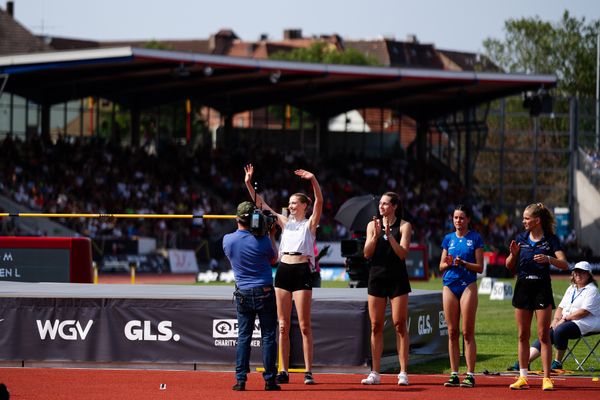 Imke Onnen (Hannover 96) während der 113. Deutschen Leichtathletik-Meisterschaften am 09.07.2023 im Auestadion in Kassel