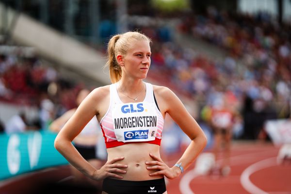 Vivienne Morgenstern (Dresdner SC 1898) während der 113. Deutschen Leichtathletik-Meisterschaften am 09.07.2023 im Auestadion in Kassel