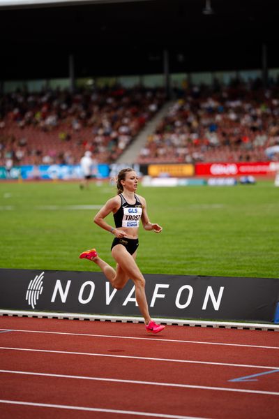 Katharina Trost (LG Stadtwerke Muenchen) während der 113. Deutschen Leichtathletik-Meisterschaften am 09.07.2023 im Auestadion in Kassel