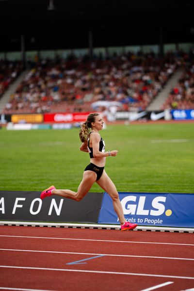 Katharina Trost (LG Stadtwerke Muenchen) während der 113. Deutschen Leichtathletik-Meisterschaften am 09.07.2023 im Auestadion in Kassel