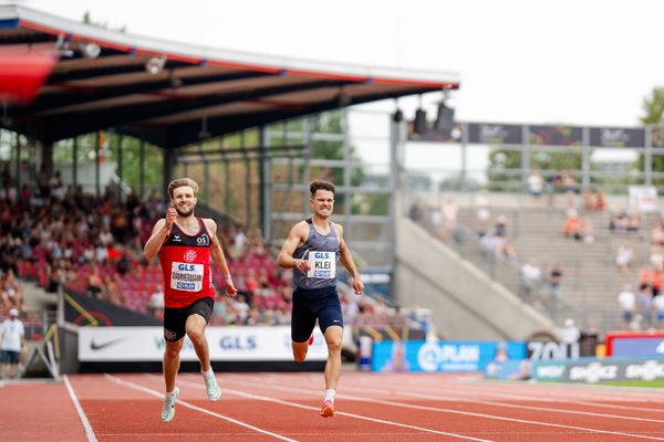 Fabian Dammermann (LG Osnabrueck) während der 113. Deutschen Leichtathletik-Meisterschaften am 09.07.2023 im Auestadion in Kassel