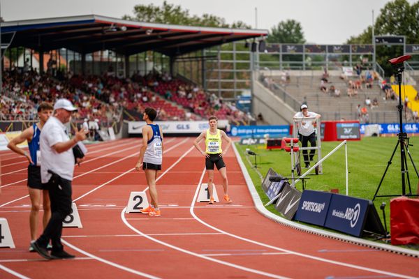 Maximilian Pingpank (Hannover Athletics) während der 113. Deutschen Leichtathletik-Meisterschaften am 09.07.2023 im Auestadion in Kassel