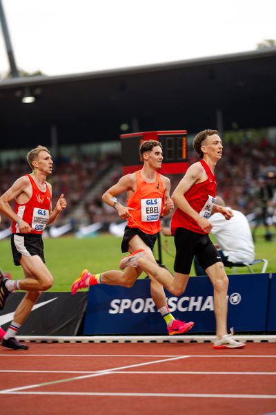 Felix Ebel (Emder Laufgemeinschaft) während der 113. Deutschen Leichtathletik-Meisterschaften am 09.07.2023 im Auestadion in Kassel