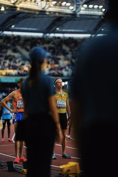 Sam Parsons (GER/Germany) during the 5000 Metres on Day 6 of the World Athletics Championships Budapest 23 at the National Athletics Centre in Budapest, Hungary on August 24, 2023.