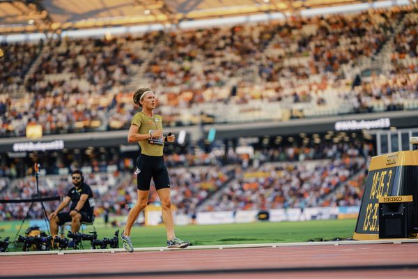 Sam Parsons (GER/Germany) during the 5000 Metres on Day 6 of the World Athletics Championships Budapest 23 at the National Athletics Centre in Budapest, Hungary on August 24, 2023.