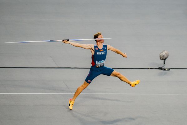 Sander Skotheim (NOR/Norway) on Day 8 of the World Athletics Championships Budapest 23 at the National Athletics Centre in Budapest, Hungary on August 26, 2023.