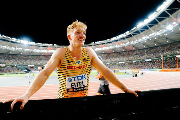 Manuel Eitel (GER/Germany) during the Decathlon 1500m on Day 8 of the World Athletics Championships Budapest 23 at the National Athletics Centre in Budapest, Hungary on August 26, 2023.