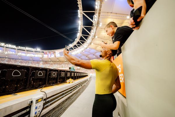 Leo Neugebauer (GER/Germany) during the Decathlon on Day 8 of the World Athletics Championships Budapest 23 at the National Athletics Centre in Budapest, Hungary on August 26, 2023.