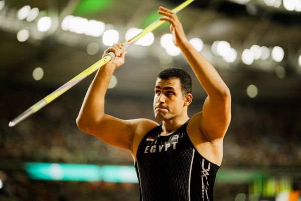 Ihab Abdelrahman (EGY/Egypt) during the Javelin Throw on Day 9 of the World Athletics Championships Budapest 23 at the National Athletics Centre in Budapest, Hungary on August 27, 2023.