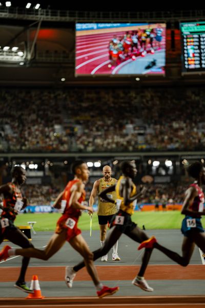 Julian Weber (GER/Germany) during the Javelin Throw on Day 9 of the World Athletics Championships Budapest 23 at the National Athletics Centre in Budapest, Hungary on August 27, 2023.