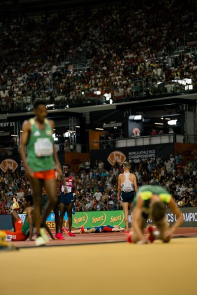 Jimmy Gressier (FRA/France) during the 5000 Metres on Day 9 of the World Athletics Championships Budapest 23 at the National Athletics Centre in Budapest, Hungary on August 27, 2023.