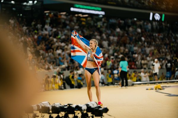 Keely Hodgkinson (GBR/Great Britain & N.I.) during the 800 Metres on Day 9 of the World Athletics Championships Budapest 23 at the National Athletics Centre in Budapest, Hungary on August 27, 2023.