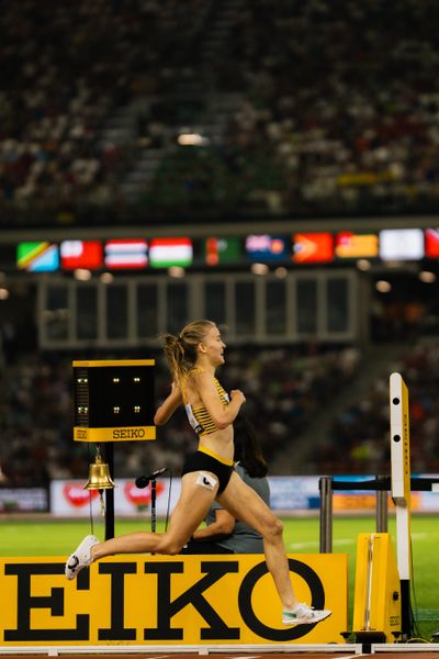 Olivia Gürth (GER/Germany) during the 3000 Metres Steeplechase on Day 9 of the World Athletics Championships Budapest 23 at the National Athletics Centre in Budapest, Hungary on August 27, 2023.