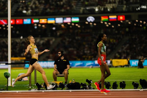 Olivia Gürth (GER/Germany) during the 3000 Metres Steeplechase on Day 9 of the World Athletics Championships Budapest 23 at the National Athletics Centre in Budapest, Hungary on August 27, 2023.