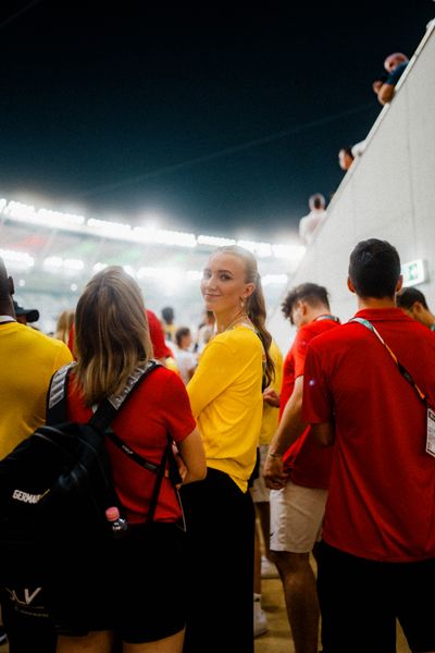 Kira Wittmann (GER/Germany) on Day 9 of the World Athletics Championships Budapest 23 at the National Athletics Centre in Budapest, Hungary on August 27, 2023.