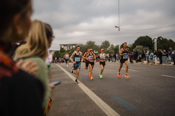 Sebastian Hendel (GER/ Germany), Kristina Hendel (GER/ Germany) am 24.09.2023 beim Berlin Marathon in Berlin