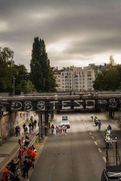 Eliud Kipchoge (KEN/Kenya) am 24.09.2023 beim Berlin Marathon in Berlin