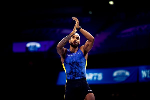 Bo Kanda Lita Baehre (GER/ART Düsseldorf) beim 4. ISTAF INDOOR Düsseldorf am 04.02.2024 im PSD Bank Dome in Düsseldorf