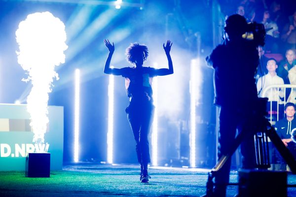 Maryse Luzolo (GER/Königsteiner LV) beim 4. ISTAF INDOOR Düsseldorf am 04.02.2024 im PSD Bank Dome in Düsseldorf